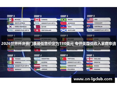 2026世界杯决赛门票最低售价定为180美元 专供美国低收入家庭申请 2026世界杯决赛门票最低售价定为180美元 专供美国低收入家庭申请